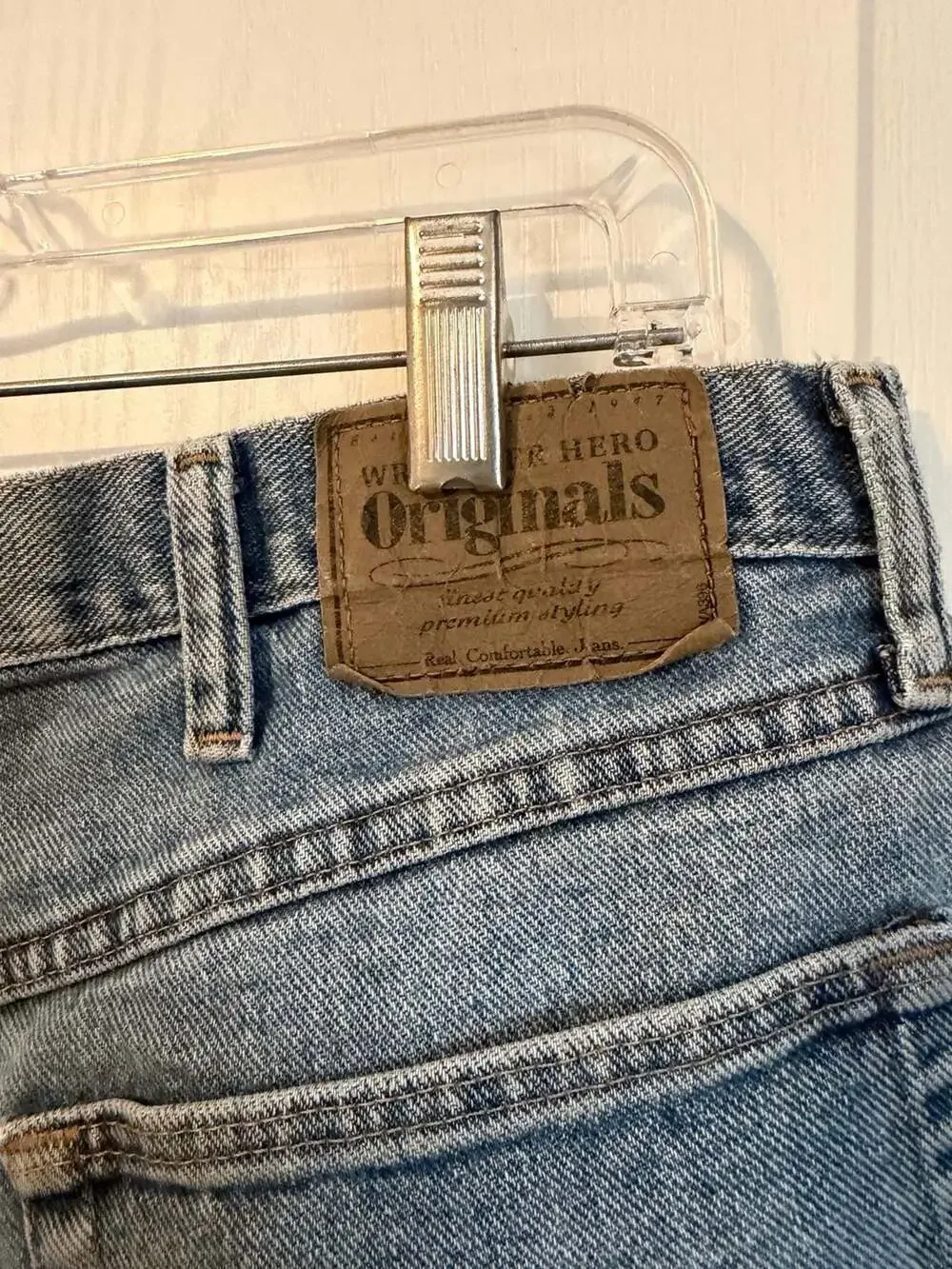 Wrangler Hero Originals Jean Shorts Size 36 Blue Denim Jorts